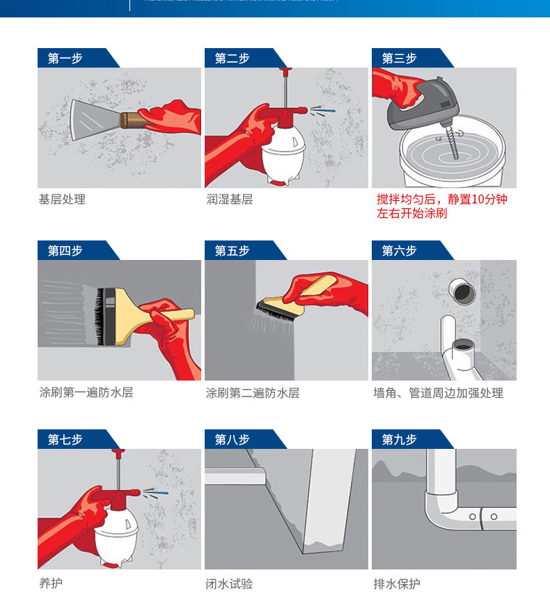 防水涂料施工要点_防水涂料厂家【美艺邦】(图1)